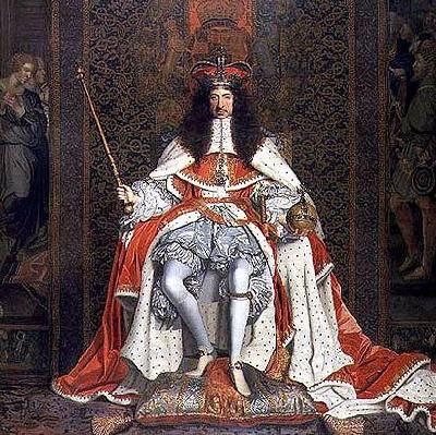 John Michael Wright Charles II of England in Coronation robes oil painting image